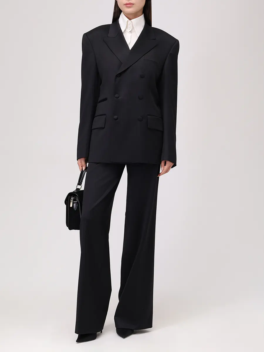 Брюки шерстяные