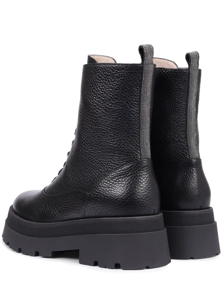 Ботинки кожаные