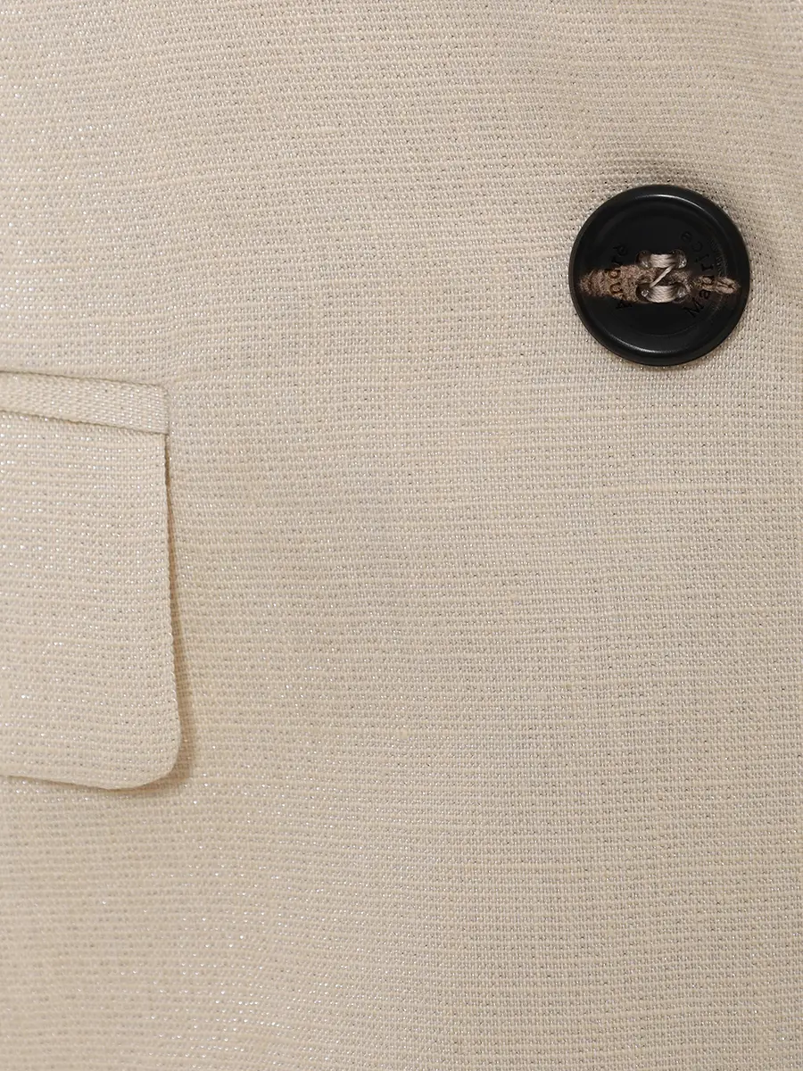 Жилет льняной