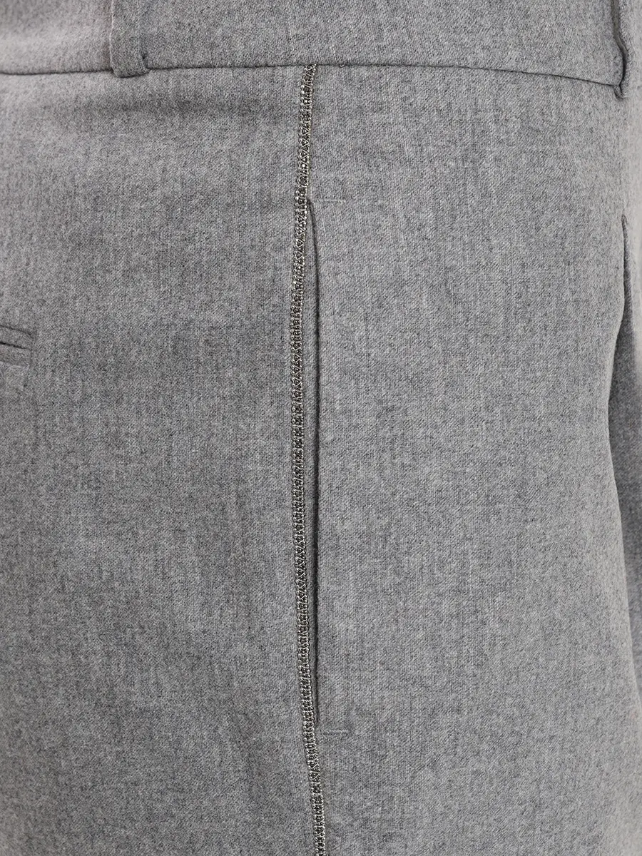 Брюки шерстяные