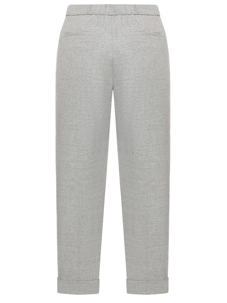 Брюки однотонные