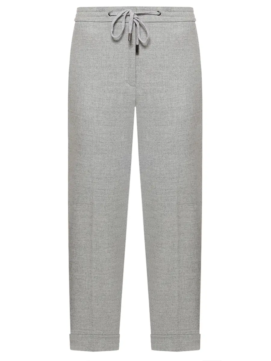 Брюки однотонные