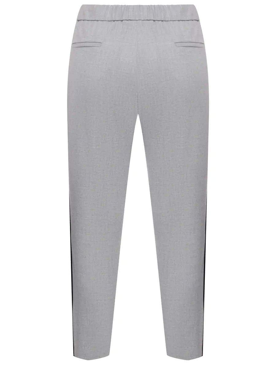 Брюки однотонные