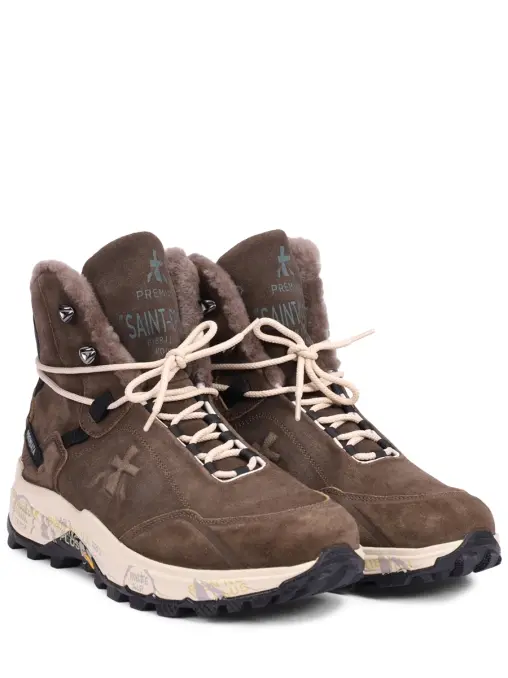 Кроссовки замшевые на меху Saintcross PREMIATA