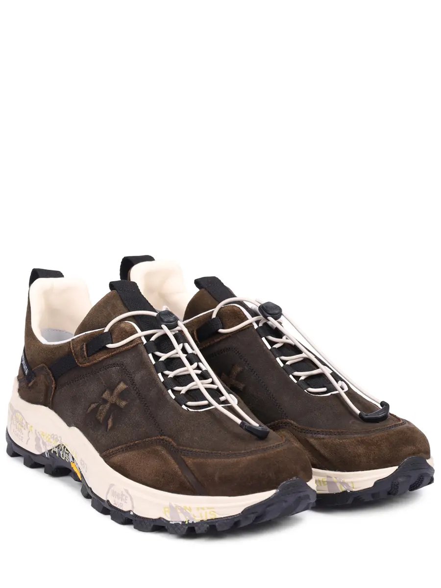 Кроссовки замшевые