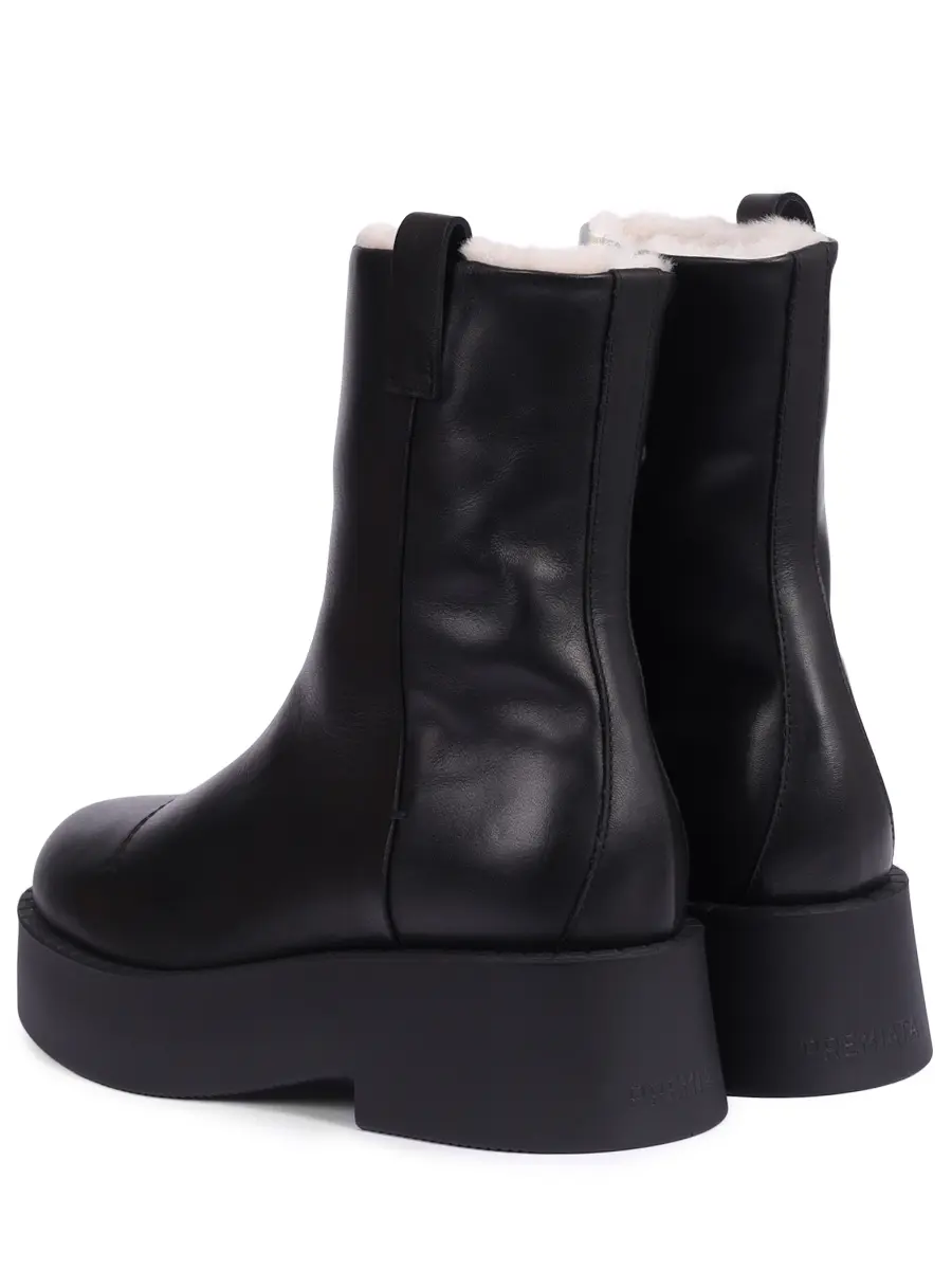 Ботинки кожаные