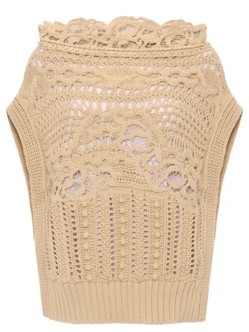 Жилет хлопковый ERMANNO SCERVINO