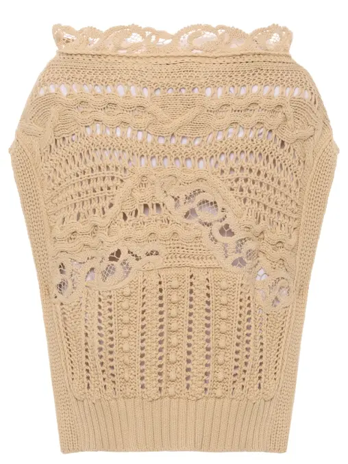 Жилет хлопковый ERMANNO SCERVINO