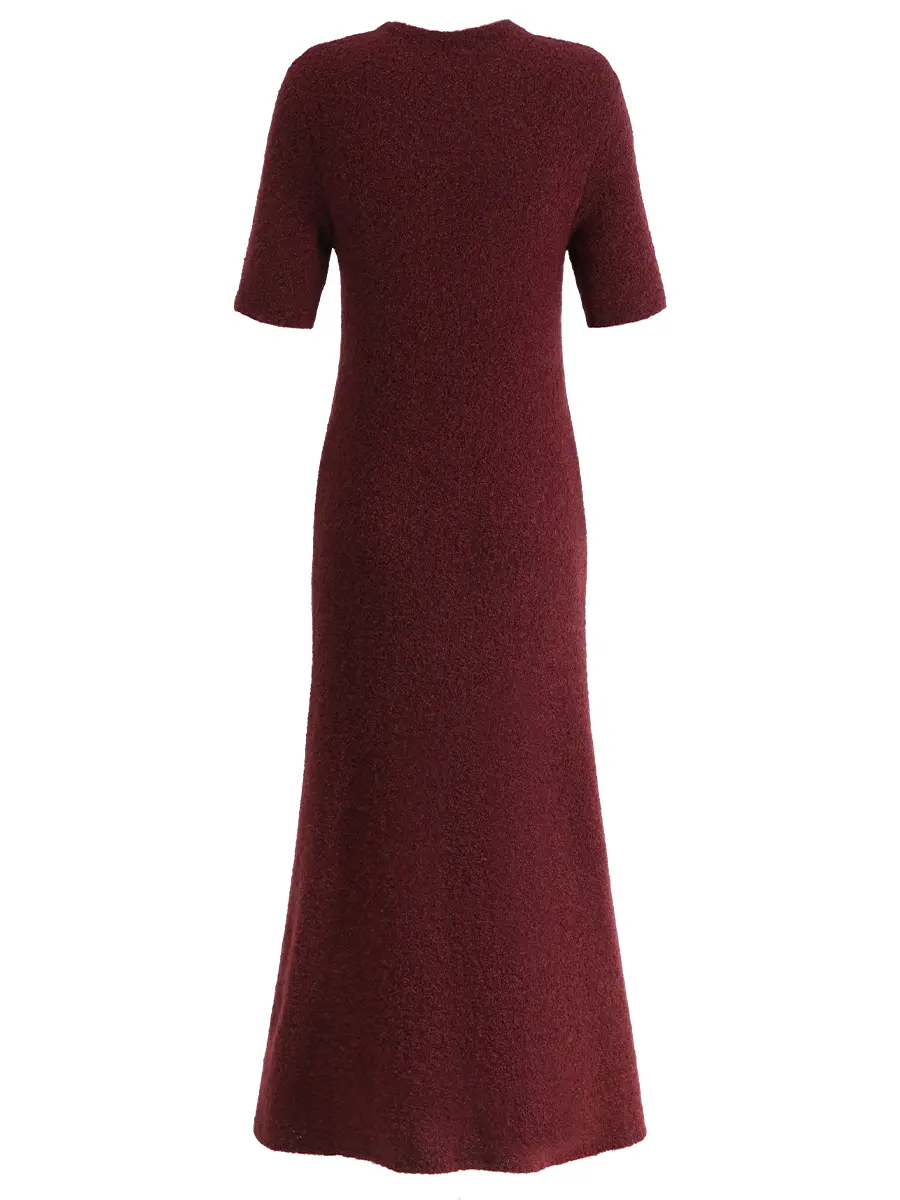 Платье из шелка и кашемира