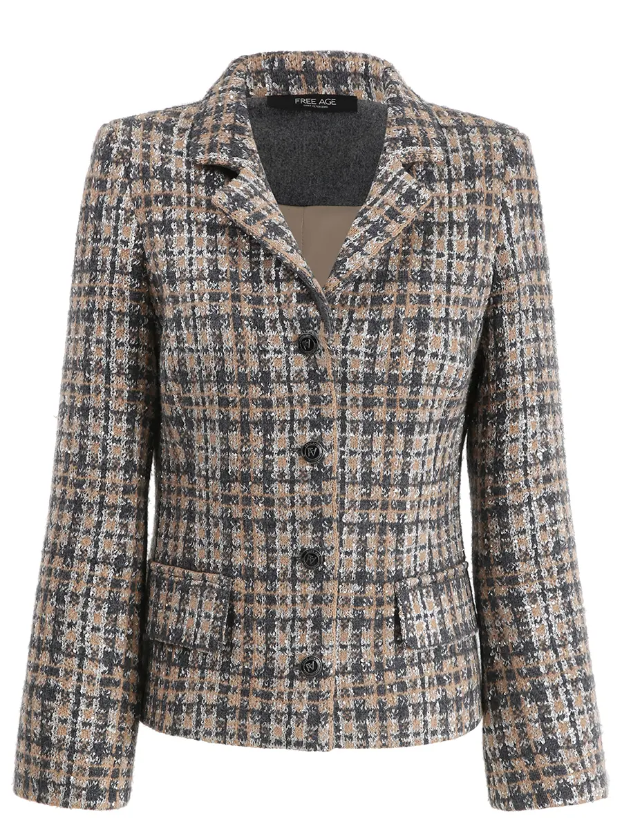 Жакет шерстяной