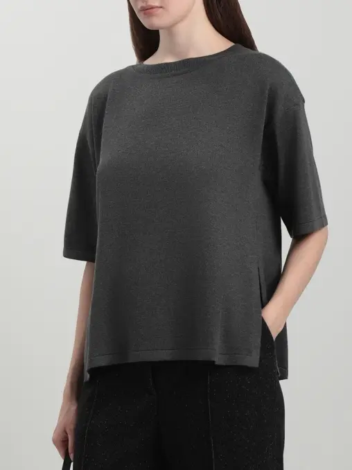 Джемпер из шелка и кашемира FREE AGE