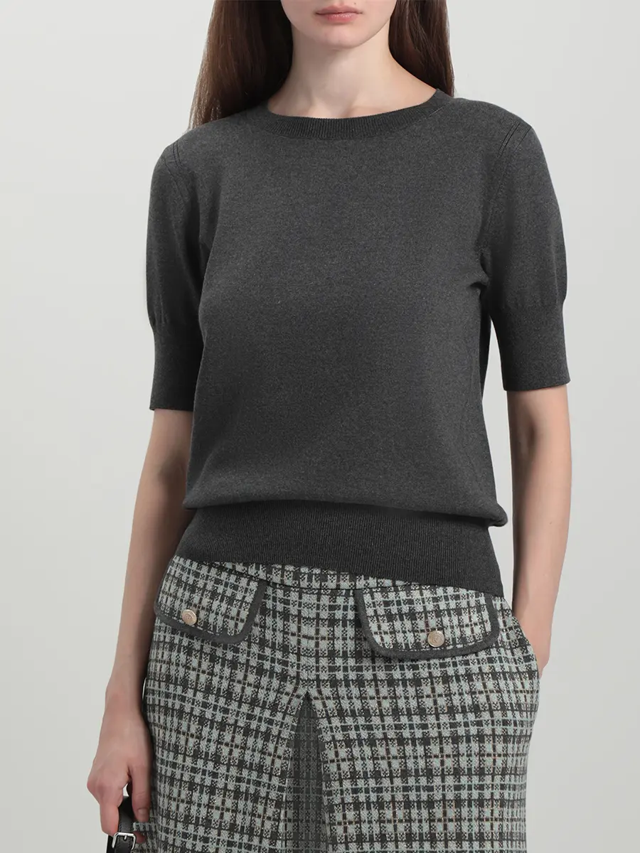 Джемпер из шелка и кашемира