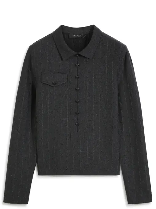 Поло из шелка и кашемира FREE AGE