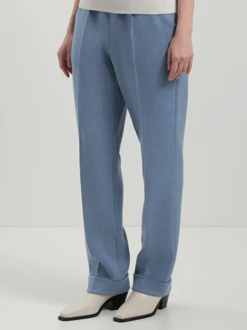 Брюки из шерсти и кашемира FREE AGE