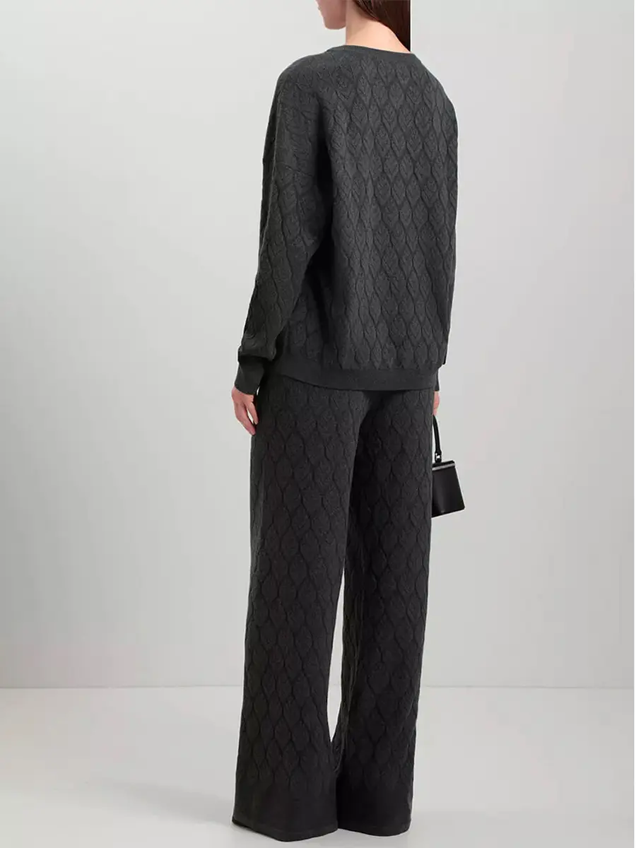 Брюки из шелка и кашемира