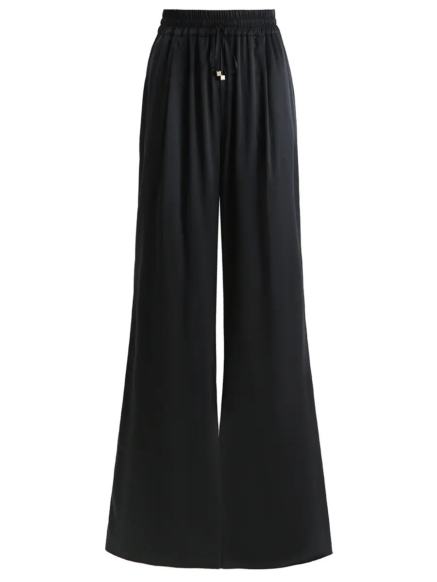 Брюки шелковые