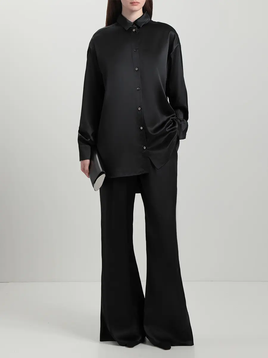 Брюки шелковые