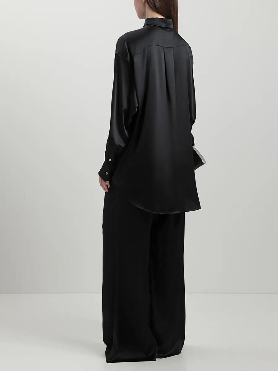 Брюки шелковые