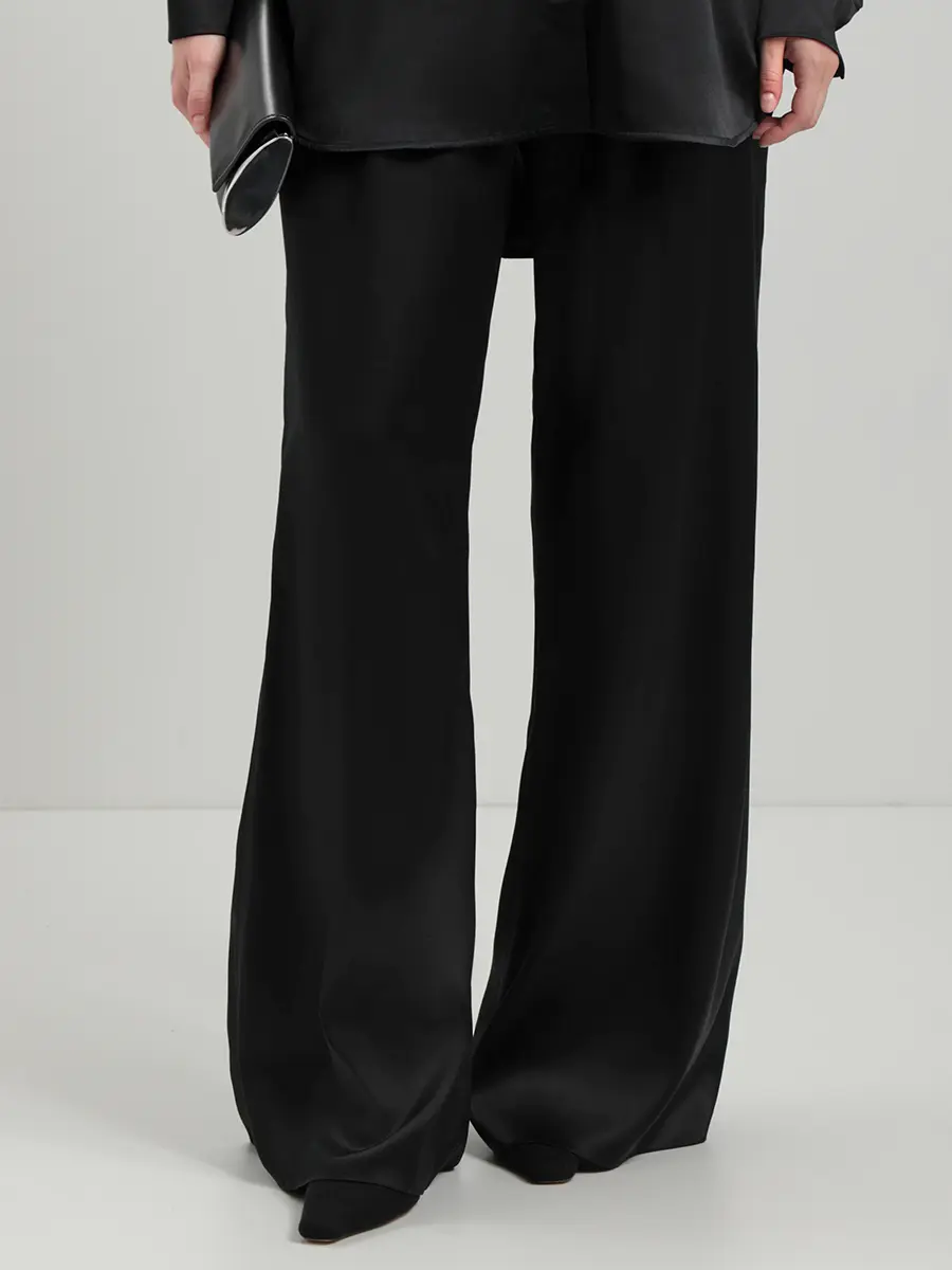 Брюки шелковые