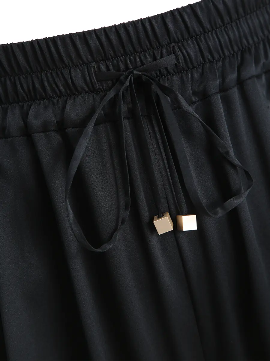 Брюки шелковые