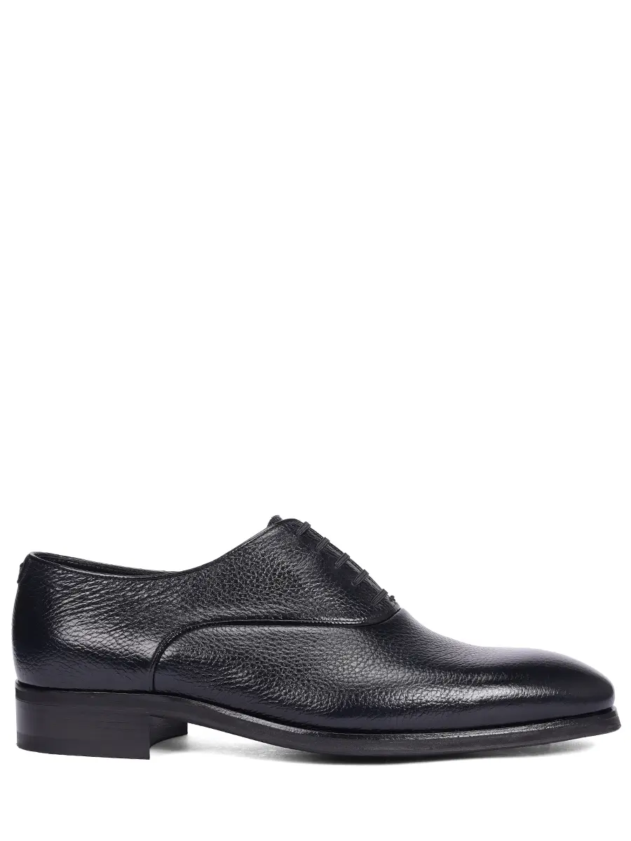 Оксфорды кожаные на байке