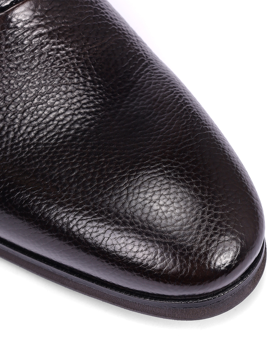 Оксфорды кожаные на байке