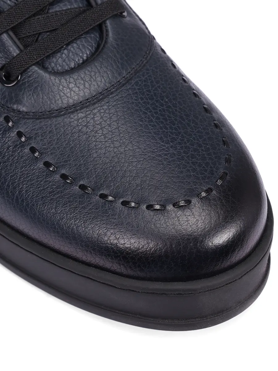 Кеды кожаные на меху