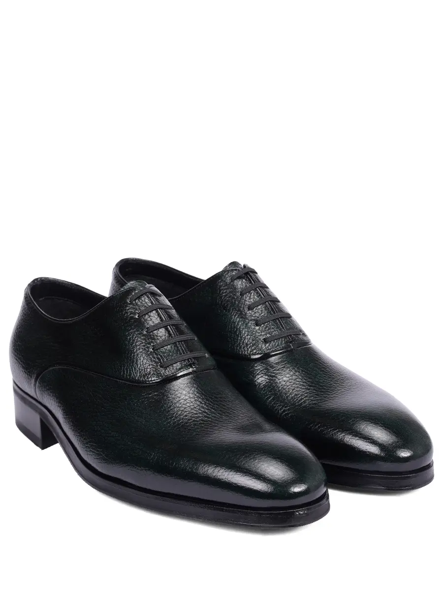 Оксфорды кожаные на байке