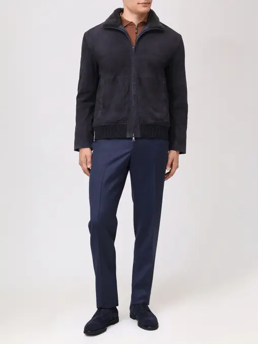 Бомбер замшевый BML