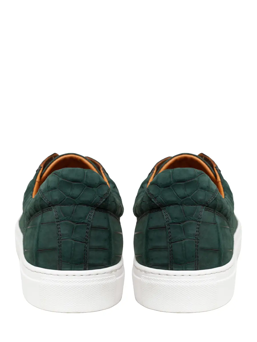 Кеды из кожи крокодила