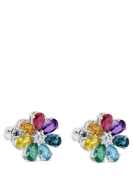 Пусеты «Цветик-семицветик» ROMAN NIKONOV