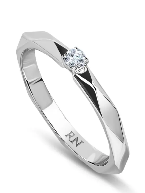 Помолвочное кольцо «Геометрия» ROMAN NIKONOV