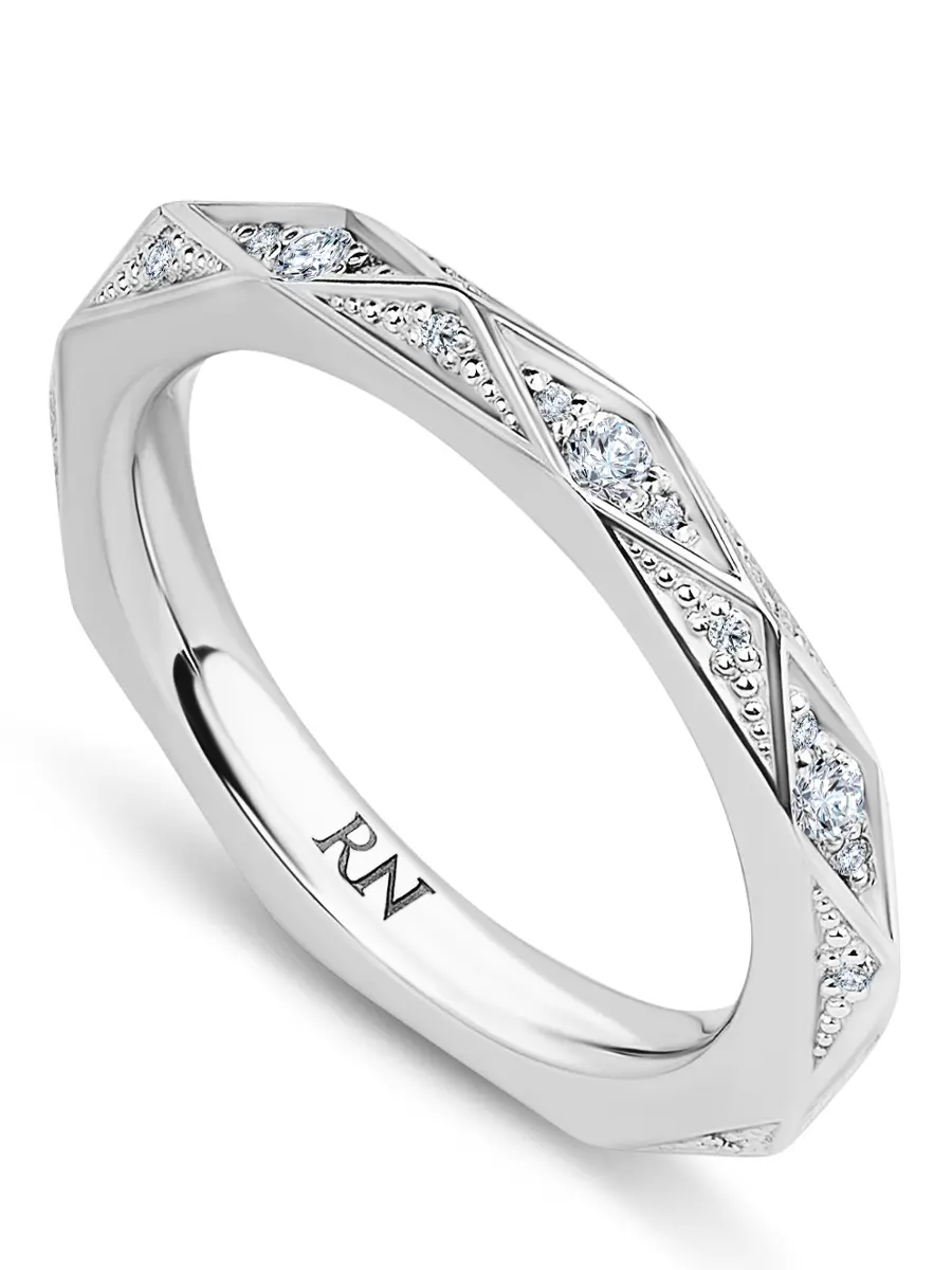 Обручальное кольцо «Геометрия»