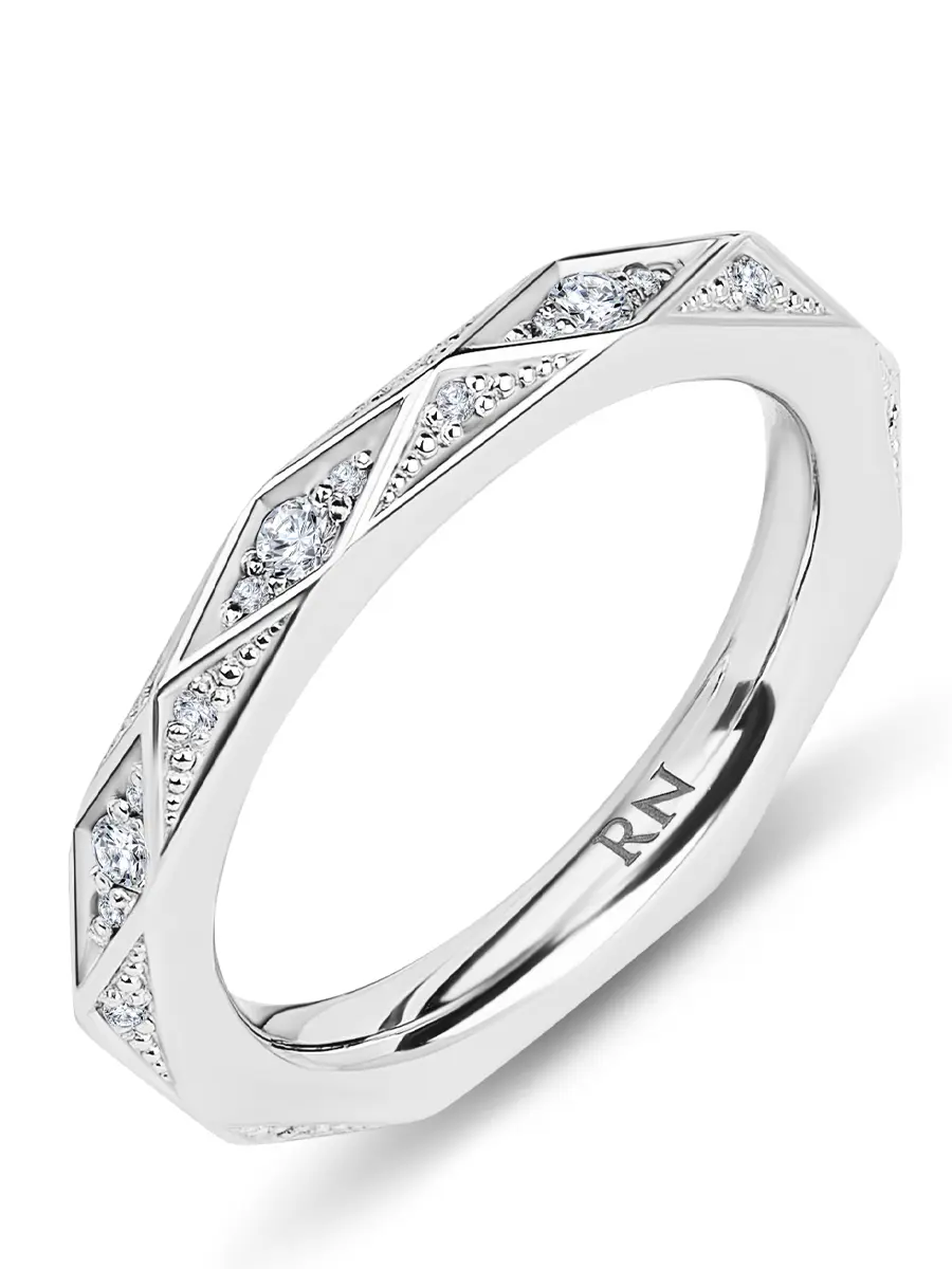 Обручальное кольцо «Геометрия»