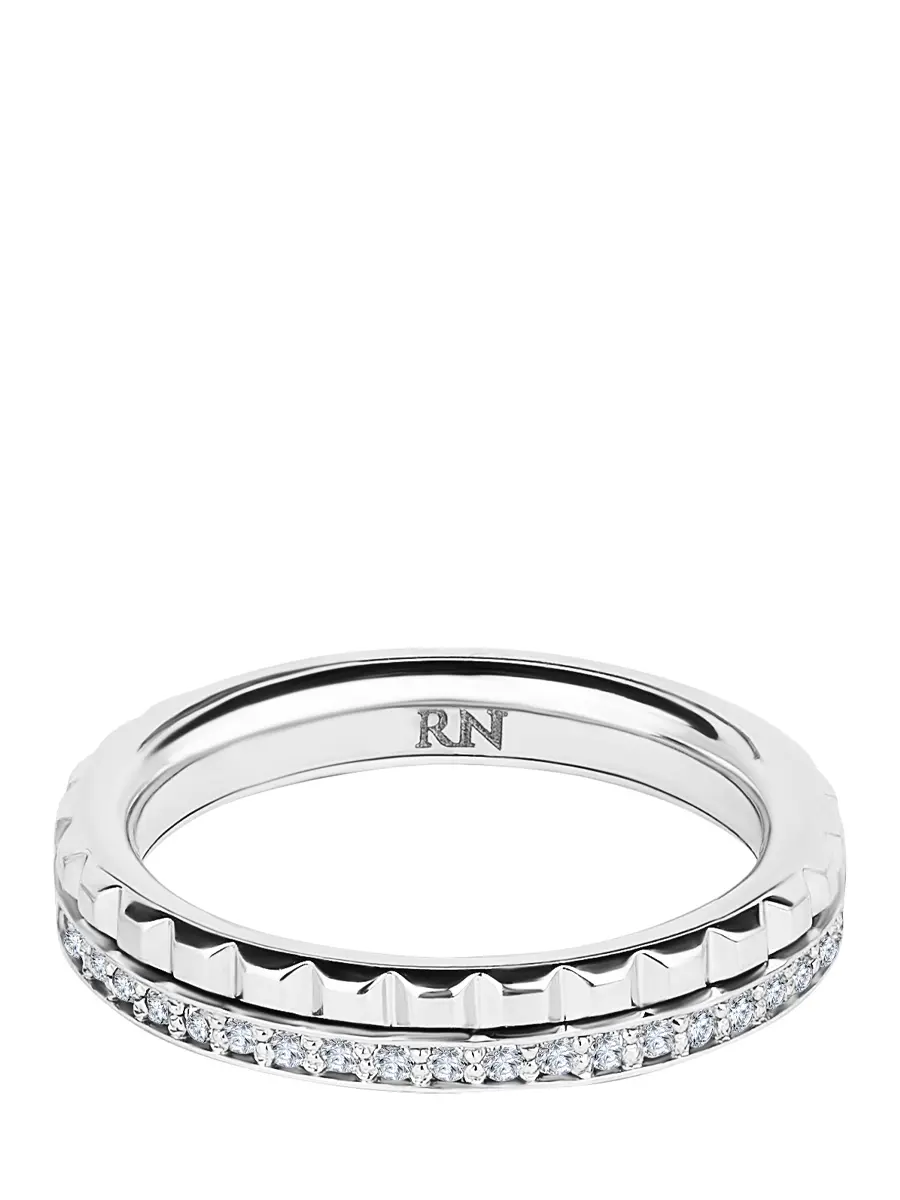 Кольцо обручальное «Куб»