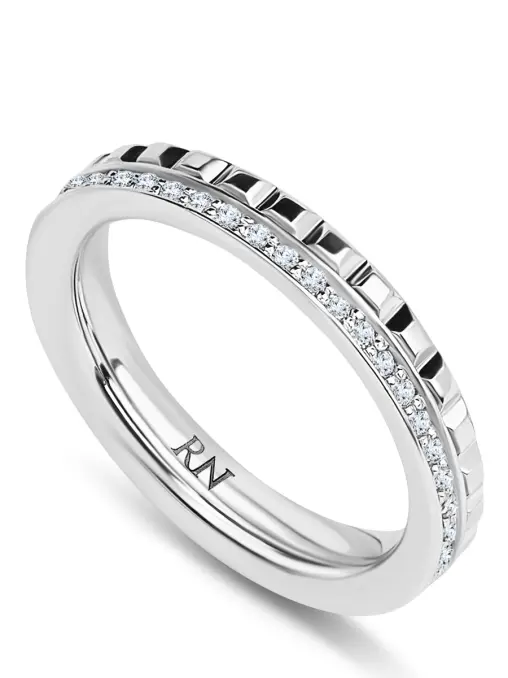 Кольцо обручальное «Куб» ROMAN NIKONOV