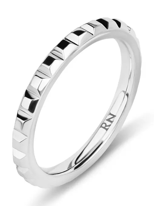 Кольцо обручальное «Куб» ROMAN NIKONOV
