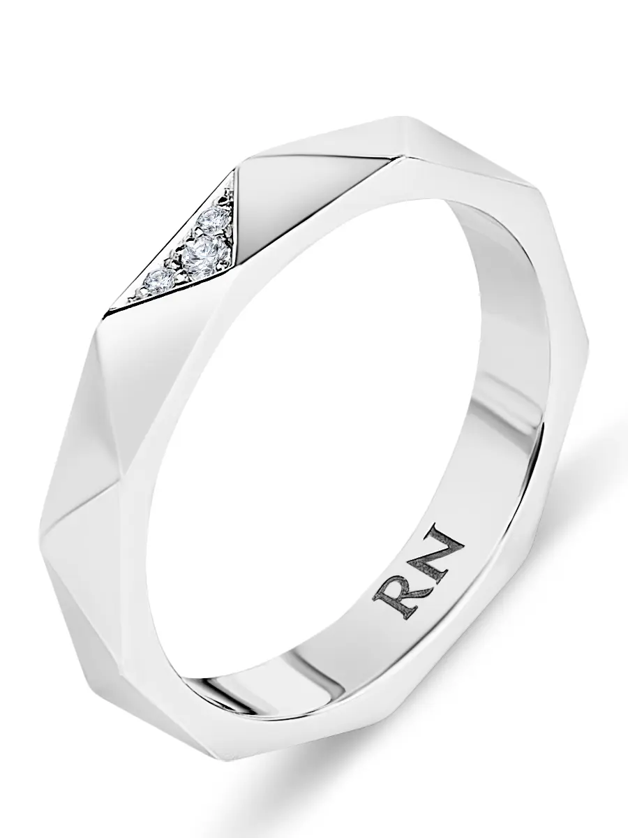 Обручальное кольцо «Призма»