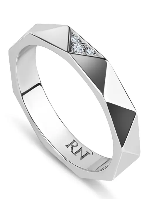 Обручальное кольцо «Призма» ROMAN NIKONOV