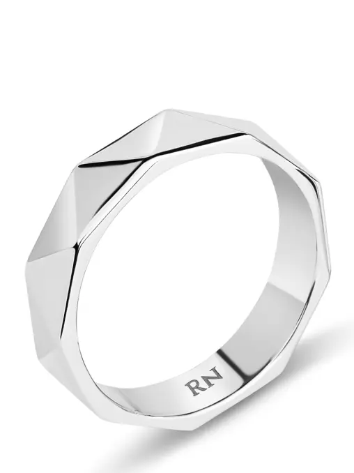 Кольцо обручальное «Призма» ROMAN NIKONOV