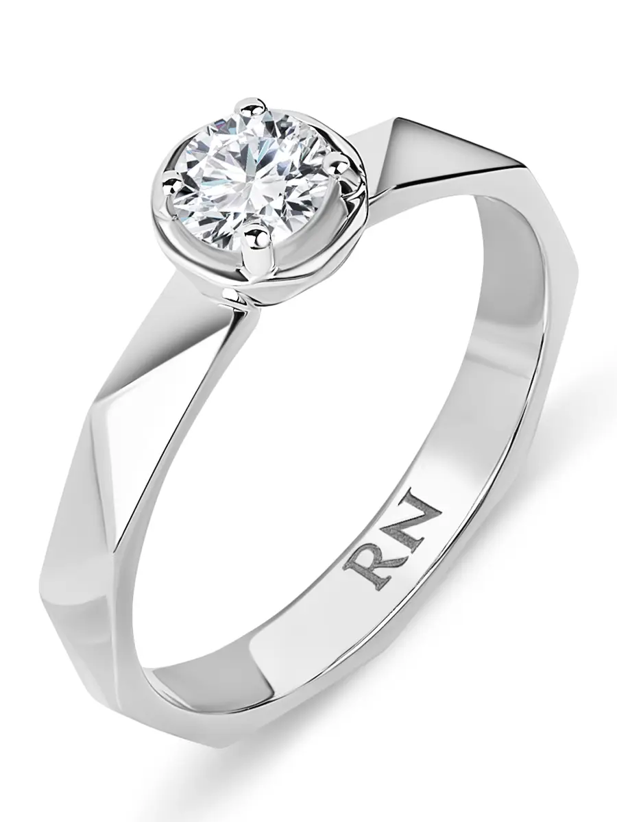 Кольцо помолвочное «Призма»