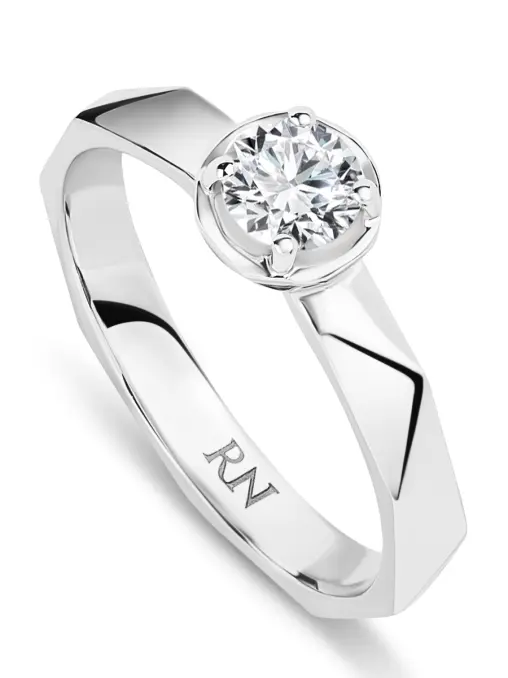 Кольцо помолвочное «Призма» ROMAN NIKONOV