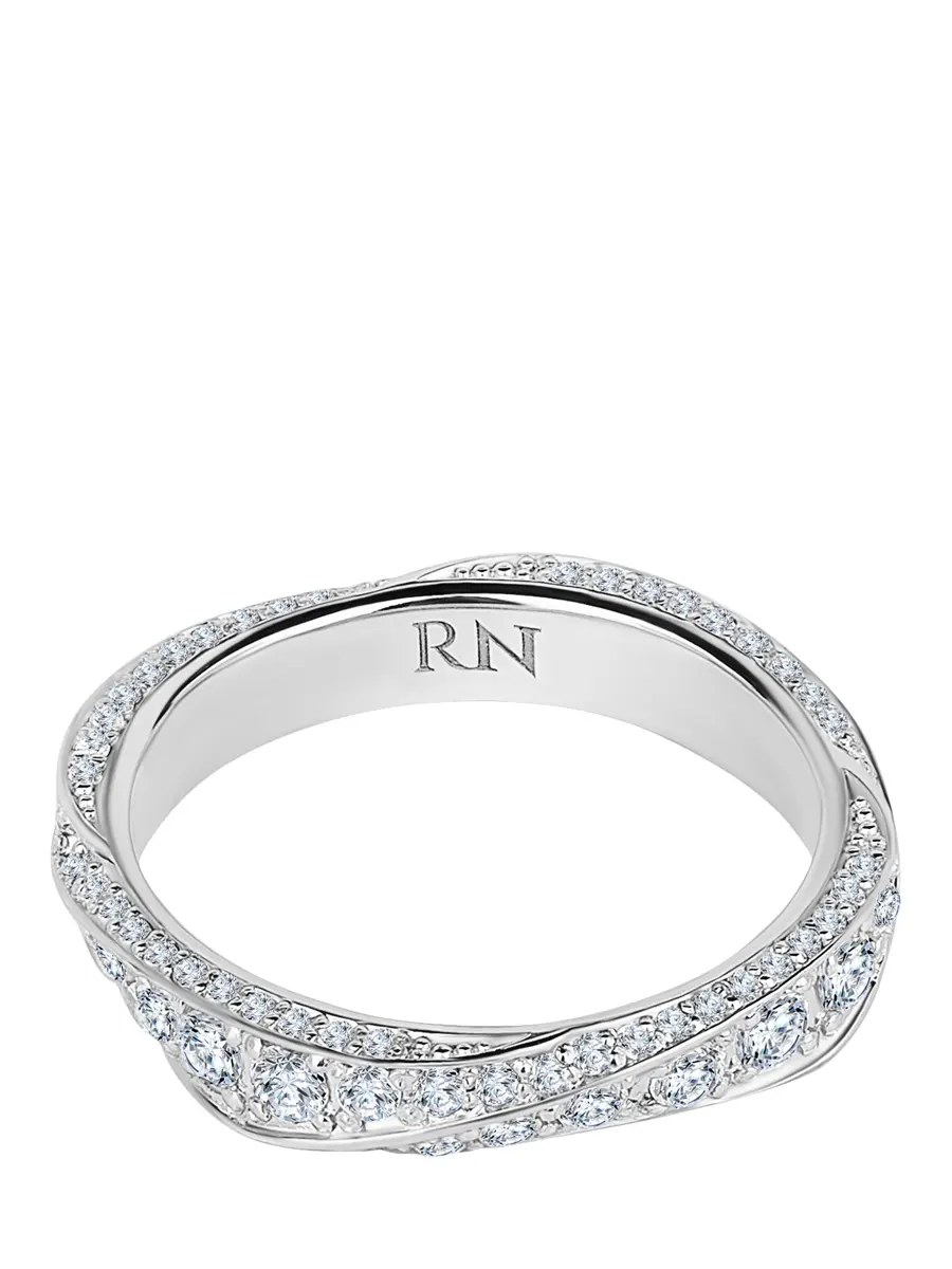 Кольцо обручальное «Спираль»