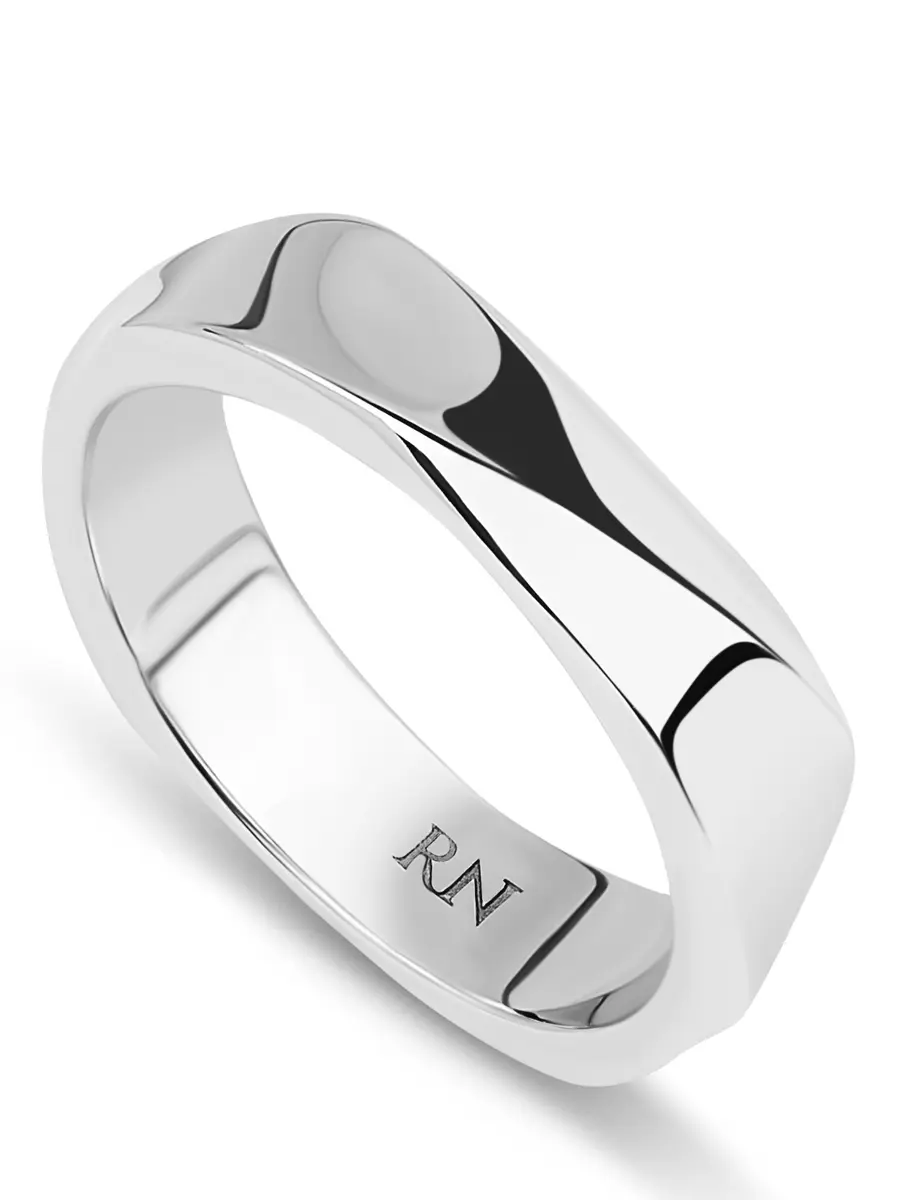 Кольцо обручальное «Спираль»