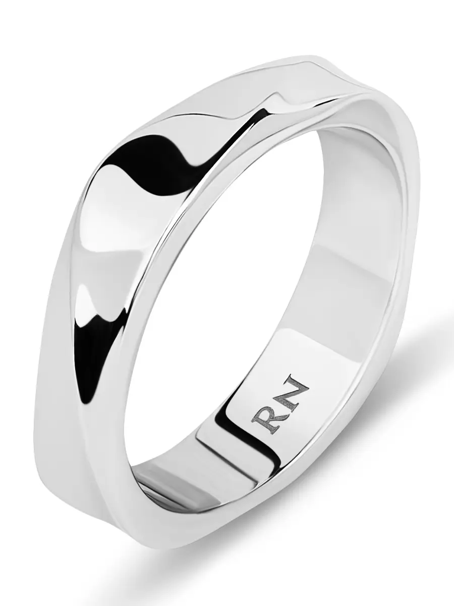 Кольцо обручальное «Спираль»