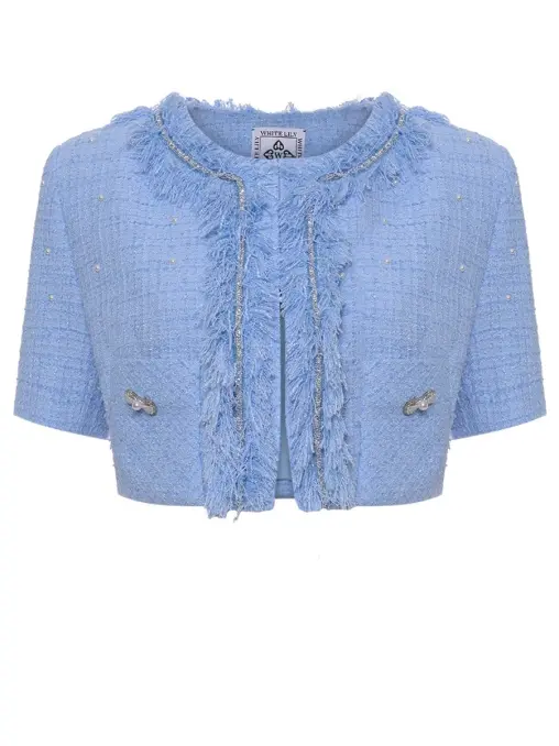 Жакет Celeste твидовый WHITE LILY