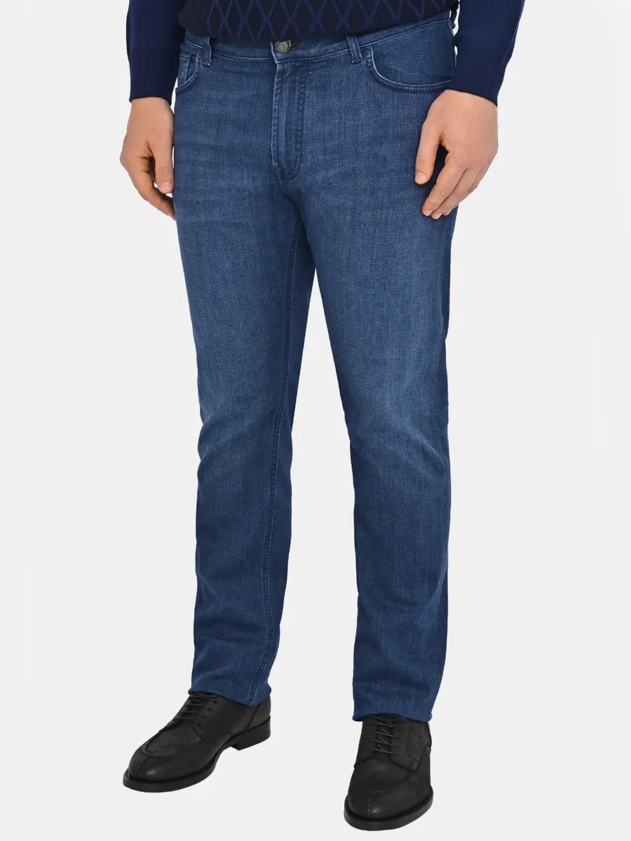 Джинсы хлопковые