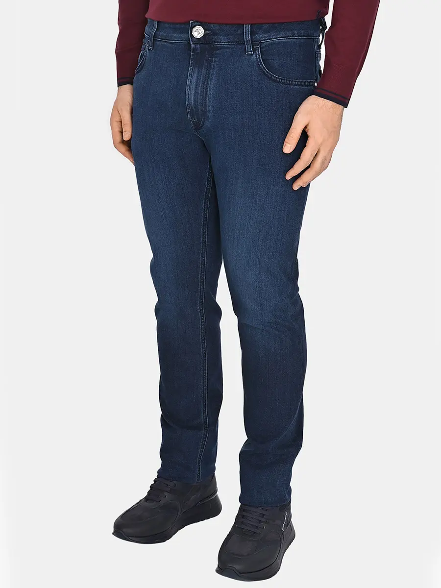 Джинсы однотонные