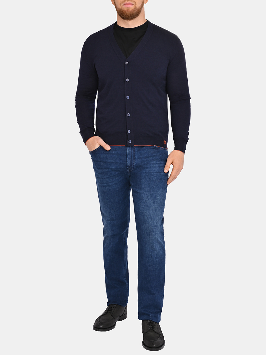 Кардиган однотонный