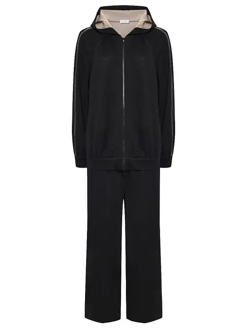 Костюм из хлопка и шелка BRUNELLO CUCINELLI